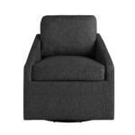 Black Hannover Swivel Accent Chair