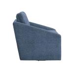 Blue Hannover Swivel Accent Chair