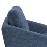Blue Hannover Swivel Accent Chair