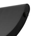 Black Round Ellie Wood Accent Table