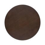 Dark Brown Round Ellie Accent Table