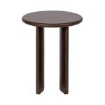 Dark Brown Round Ellie Accent Table