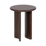 Dark Brown Round Ellie Accent Table