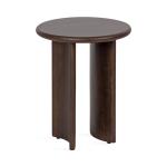 Dark Brown Round Ellie Accent Table