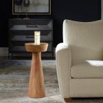 Walnut Molly Pedestal Accent Table