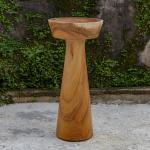 Walnut Molly Pedestal Accent Table