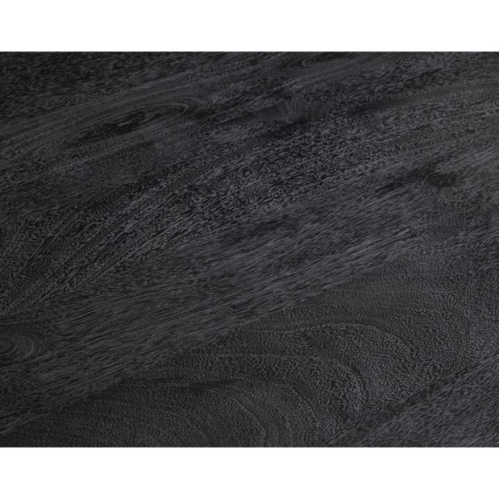 Black Square Padula Pedestal Accent Table