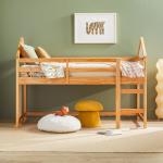 Natural Wood Skyler Low Profile Twin Loft Bed