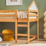 Natural Wood Skyler Low Profile Twin Loft Bed