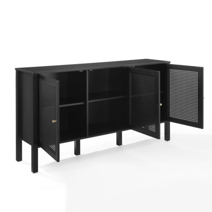 Black Modern Perry Cabinet
