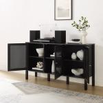Black Modern Perry Cabinet