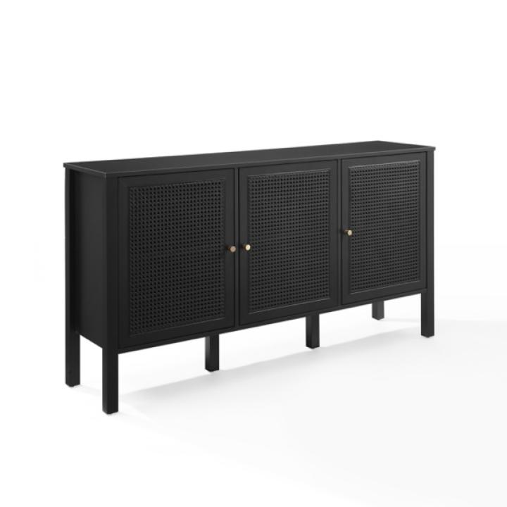 Black Modern Perry Cabinet