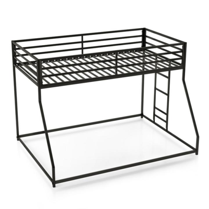 Black Metal Porter Twin Over Full Bunk Bed