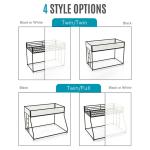 Black & White Mesh Nellie Twin Bunk Bed