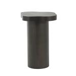 Modern Shaped Black Wood Accent Table
