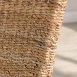 Handwoven Rattan and Wood Dining Chairs, Set of 2