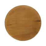 Natural Wood Round Sierra Accent Table