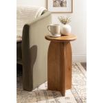Natural Wood Round Sierra Accent Table