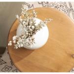 Natural Wood Round Sierra Accent Table