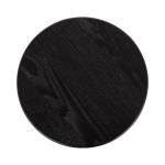 Black Wood Round Sierra Accent Table