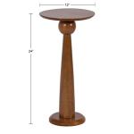 Walnut Brown Wood Jakob Accent Table