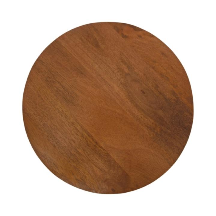 Walnut Brown Wood Jakob Accent Table