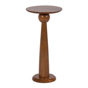 Walnut Brown Wood Jakob Accent Table