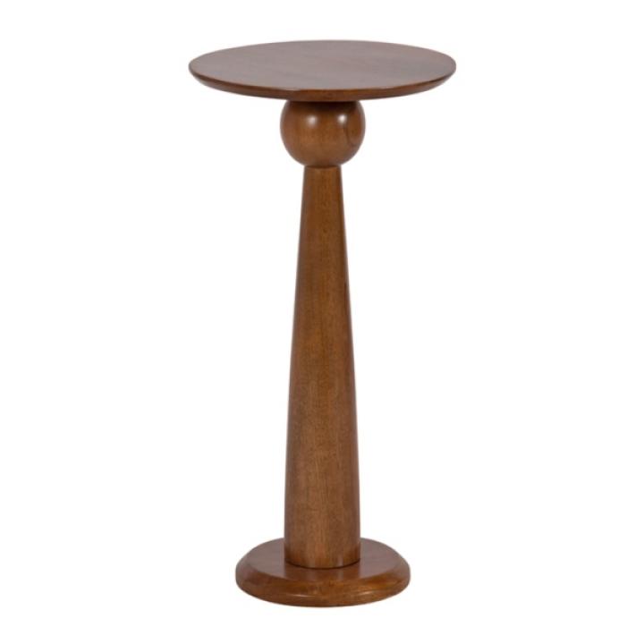 Walnut Brown Wood Jakob Accent Table