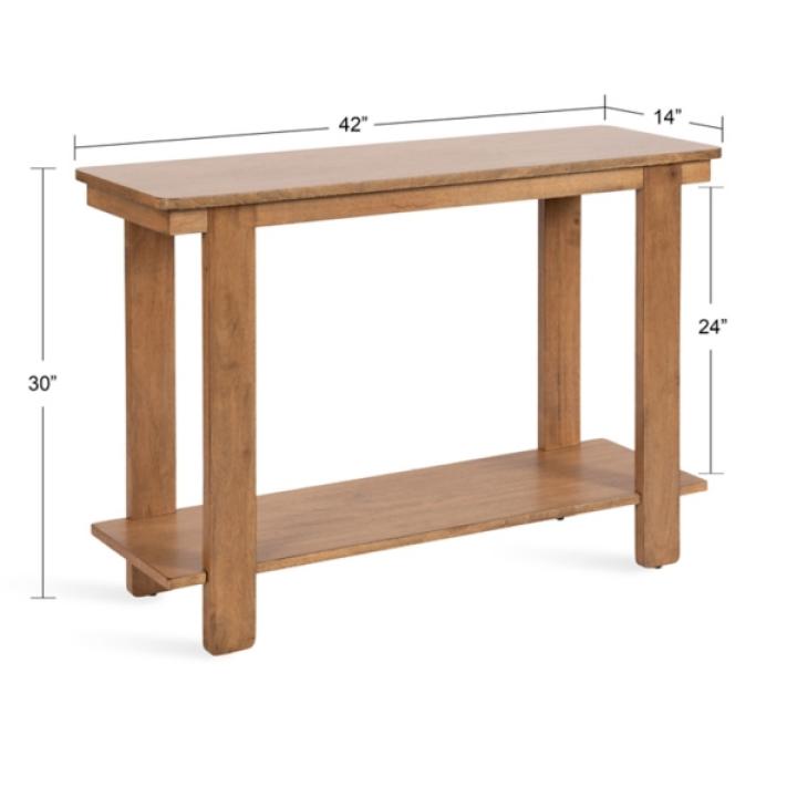 Natural Wood Foxford Console Table