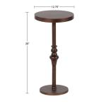 Brushed Bronze Metal Stratton Accent Table