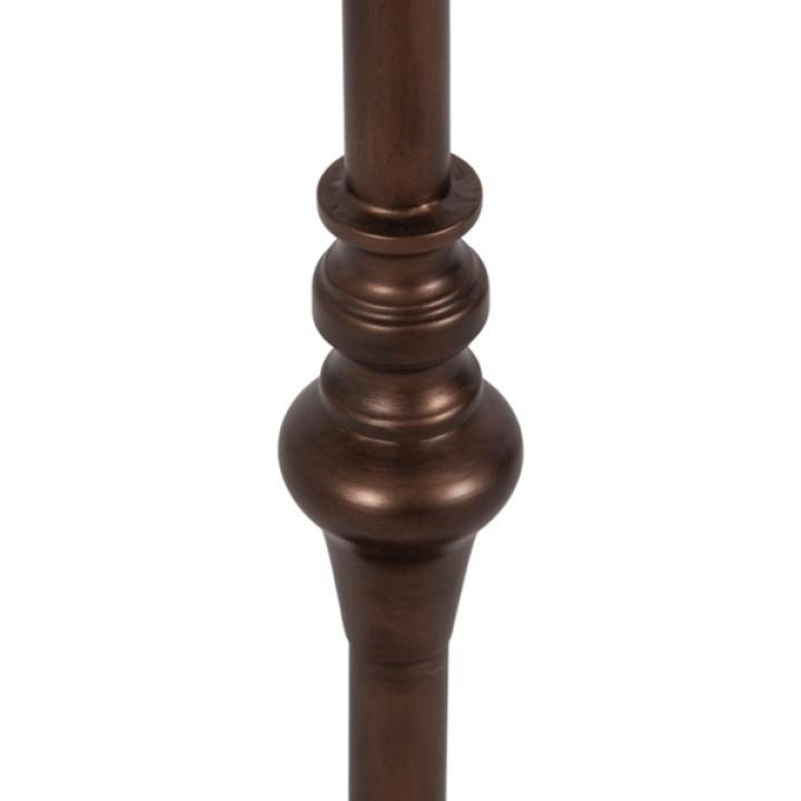 Brushed Bronze Metal Stratton Accent Table