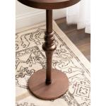 Brushed Bronze Metal Stratton Accent Table