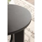 Black Wood Sureda Oval Accent Table