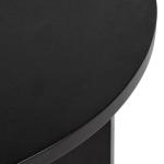 Black Wood Sureda Oval Accent Table