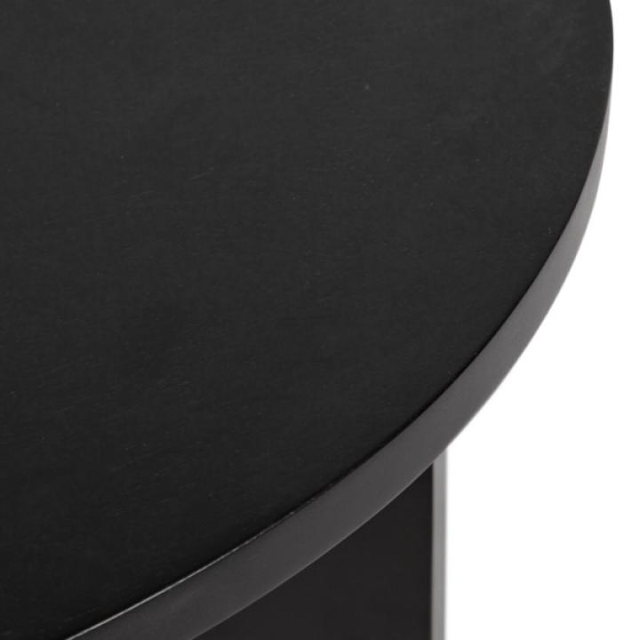 Black Wood Sureda Oval Accent Table