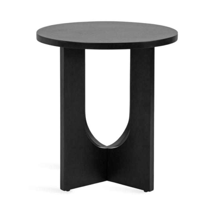 Black Wood Sureda Oval Accent Table