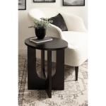 Black Wood Sureda Oval Accent Table