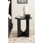 Black Wood Sureda Oval Accent Table