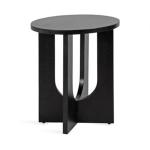 Black Wood Sureda Oval Accent Table