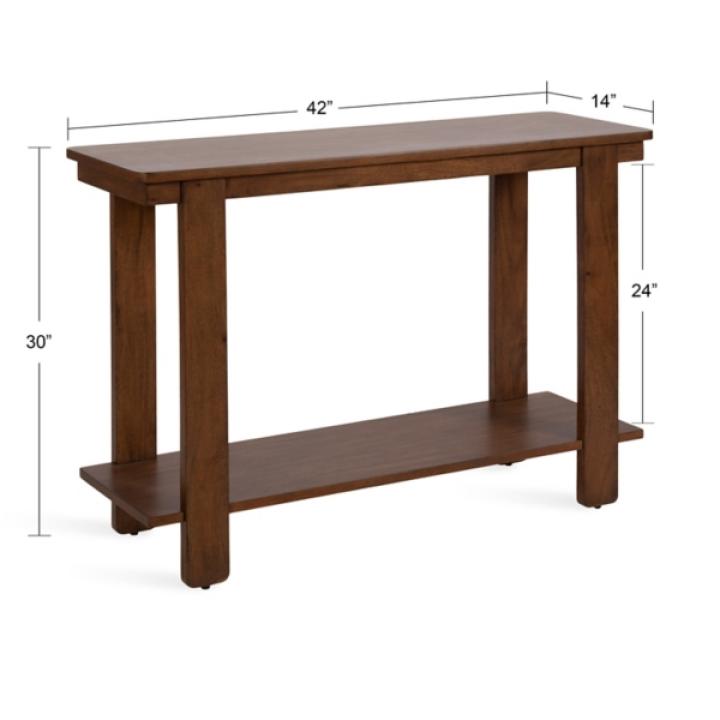 Walnut Brown Foxford Console Table