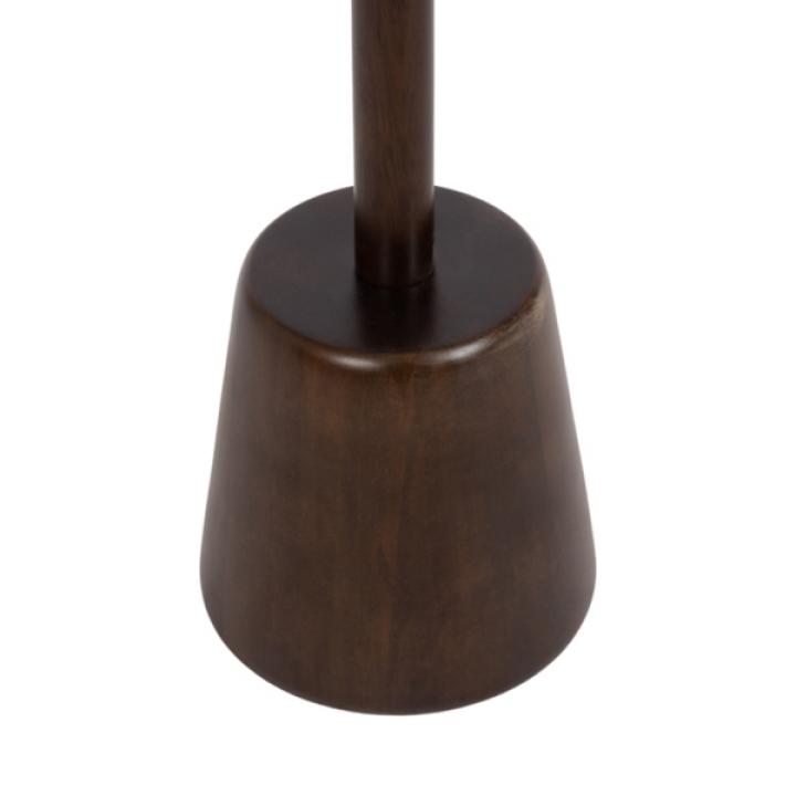 Marble & Brown Wood Tara Accent Table