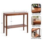 Walnut Brown Talcott Console Table