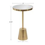 Gold Mirrored Tara Accent Table