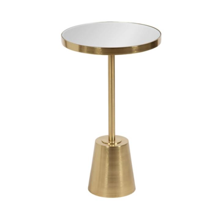 Gold Mirrored Tara Accent Table