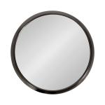 Pewter Metal Mirrored Sanzo Accent Table