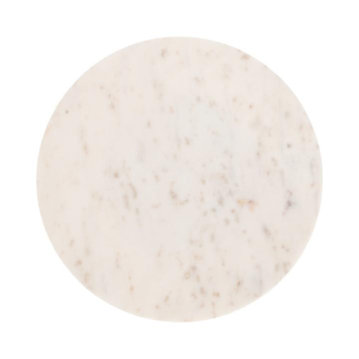 Marble & Natural Wood Tara Accent Table