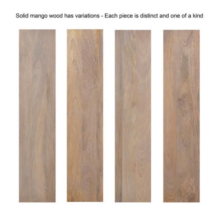 Marble & Natural Wood Tara Accent Table