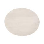 White Wood Sureda Oval Accent Table