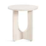 White Wood Sureda Oval Accent Table