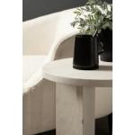 White Wood Sureda Oval Accent Table